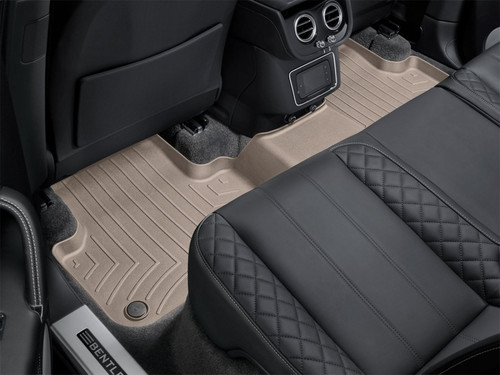 WeatherTech 2017+ Bentley Bentayga Rear FloorLiner - Tan