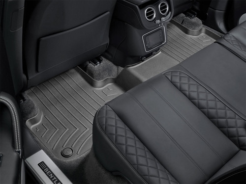 WeatherTech 17-23 Bentley Bentayga Rear FloorLiner - Black