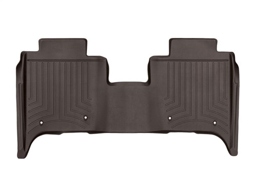 WeatherTech 18+ Land Rover Range Rover (LWB/No 2nd Row Console) Rear FloorLiner - Cocoa