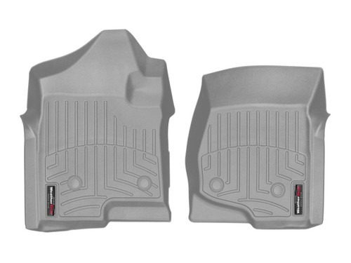 WeatherTech 08-14 Chevrolet Silverado 2500/3500 Crew/Extended Cab Front FloorLiner - Grey