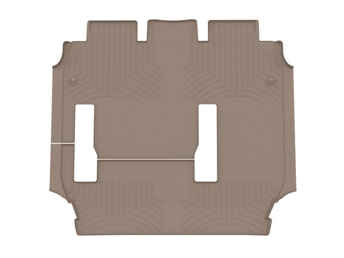 WeatherTech 2018+ Chrysler Pacifica w/2nd Row Bench Seat Rear FloorLiner - Tan
