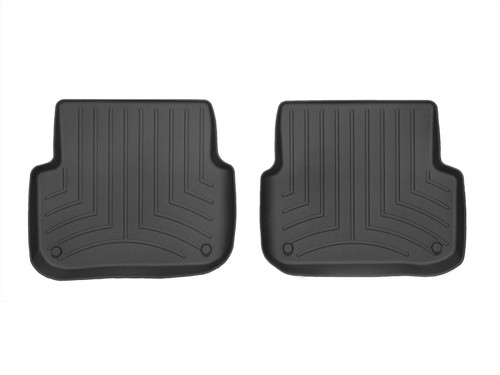 WeatherTech 05-06 Audi A6/S6 Rear FloorLiner - Black (2pcs)