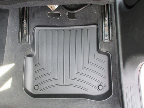 WeatherTech 05-06 Audi A6/S6 Rear FloorLiner - Black (2pcs)