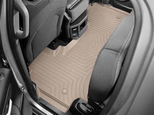 WeatherTech 2019+ Dodge Ram 1500 Quad Cab Rear FloorLiner - Tan