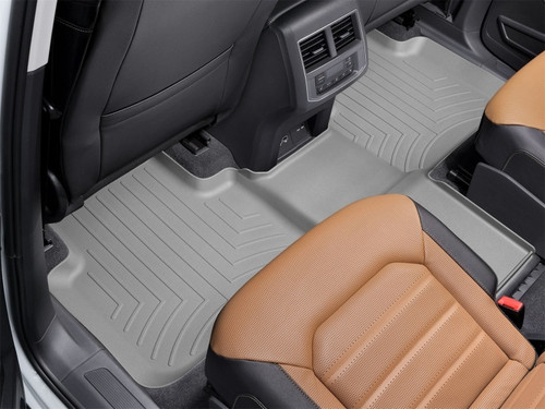 WeatherTech 2018+ Volkswagen Atlas Rear FloorLiner - Grey (w/ 2nd Row Bucket Seats)