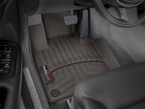 WeatherTech 22-24 Volvo XC60 Front FloorLiner - Cocoa