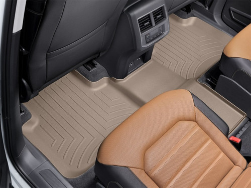 WeatherTech 2018+ Volkswagen Atlas Rear FloorLiner - Tan (w/ 2nd Row Bucket Seats)