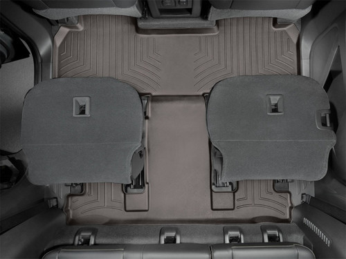 WeatherTech 2018+ Chevrolet Traverse Rear FloorLiner - Cocoa (2nd Row Bucket Seats)