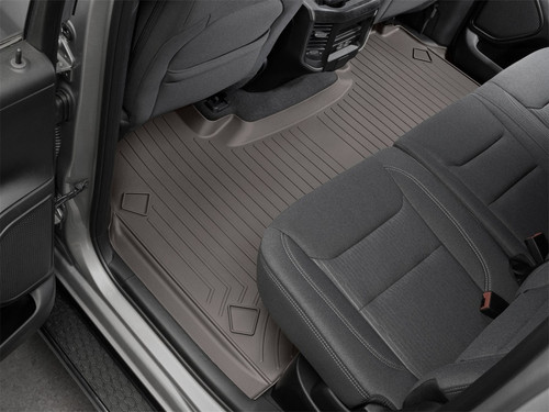 WeatherTech 2019+ Dodge Ram Rear FloorLiner - Cocoa (Fits Crew Cab w/No Underseat Storage Only)