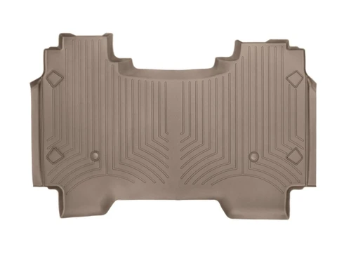 WeatherTech 2019+ Dodge Ram Rear FloorLiner - Tan (Fits Crew Cab w/No Underseat Storage Only)