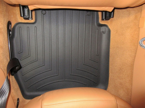WeatherTech 07-15 Maserati Gran Turismo Coupe Rear FloorLiner - Black