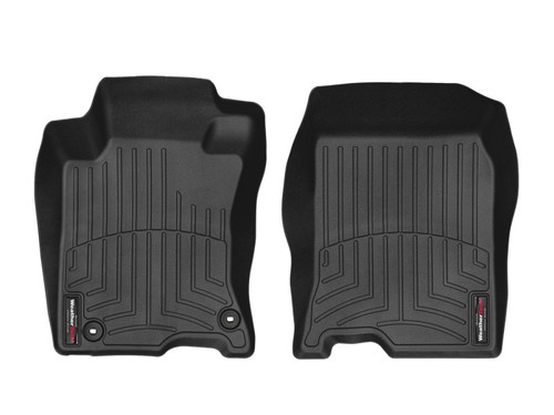WeatherTech 10-15 Honda Crosstour Front FloorLiner - Black (2WD; Twist Retention)