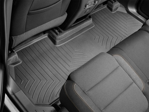 WeatherTech 2018+ Chevrolet Traverse Rear FloorLiner - Black (Fits Vehicles w/2nd Row Bench Seats)