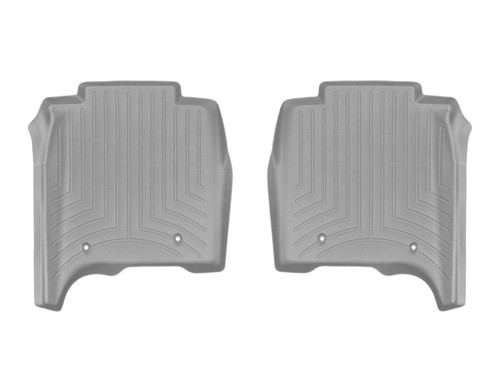 WeatherTech 14-16 Land Rover-Range Rover Rear FloorLiner - Grey Long Wheelbase w/ 2nd Row Console
