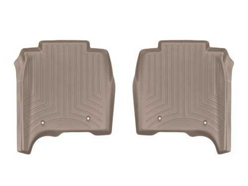 WeatherTech 14-16 Land Rover-Range Rover Rear FloorLiner - Tan Long Wheelbase w/ 2nd Row Console