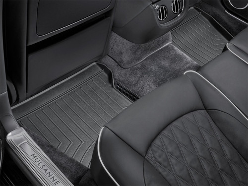 WeatherTech 11-18 Bentley Mulsanne Rear FloorLiner - Black