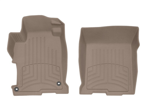 WeatherTech 13-17 Honda Accord (Sedan/Coupe) Front FloorLiner HP - Tan