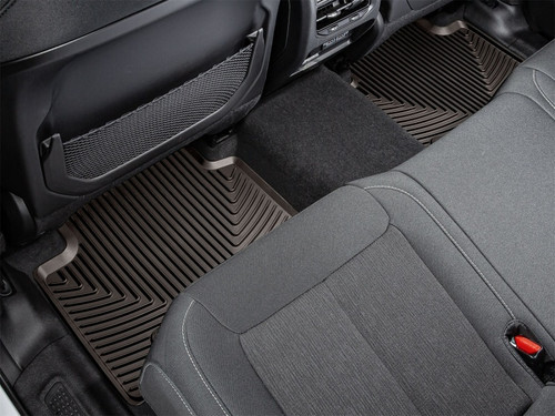 WeatherTech 22-23 Jeep Grand Cherokee WL (Incl. 2022 4xe) Rear Rubber Mats - Cocoa
