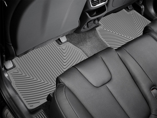 WeatherTech 19-20 Hyundai Santa Fe Rear Rubber Mats - Grey
