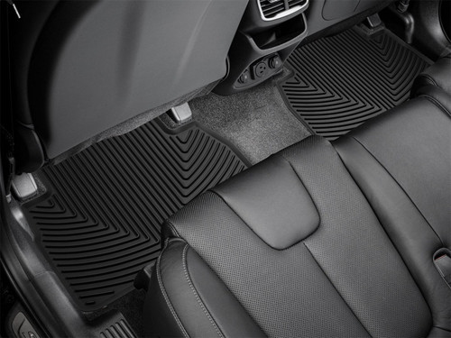 WeatherTech 19-20 Hyundai Santa Fe Rear Rubber Mats - Black