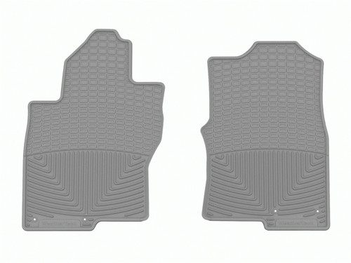 WeatherTech 22-23 Nissan Frontier King Cab (Incl. 2022 Crew Cab) Front Rubber Mats - Grey
