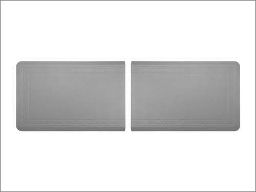 WeatherTech Comfort Mat Connect End Mats 24 x 36in. (2 Qty) Bordered - Grey
