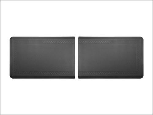 WeatherTech Comfort Mat Connect End Mats 24 x 36in. (2 Qty) Bordered - Black