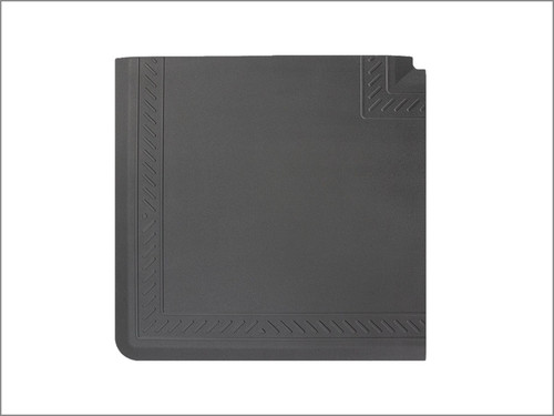 WeatherTech Comfort Mat Connect Corner Mat 25 x 25in. Bordered - Black