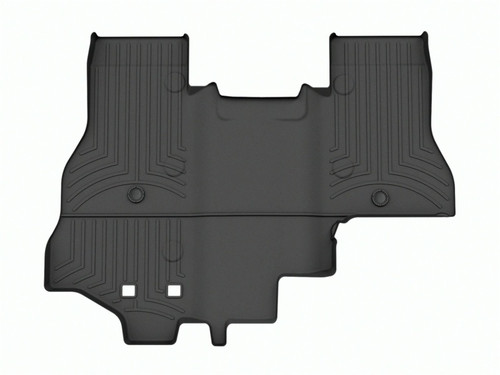 WeatherTech 2022 GMC Hummer EV Pickup Rear FloorLiner (For Vinyl Floors) - Black