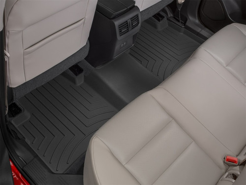 WeatherTech 2021+ Nissan Rogue Rear FloorLiner HP - Black