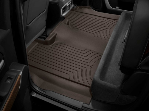 WeatherTech 2019+ Chevrolet Silverado 1500 Rear FloorLiner HP - Cocoa