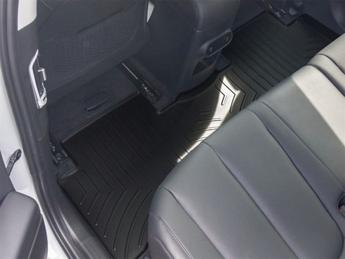 WeatherTech 22-23 Hyundai Ioniq 5 w/Fixed Center Console Rear FloorLiner - Black