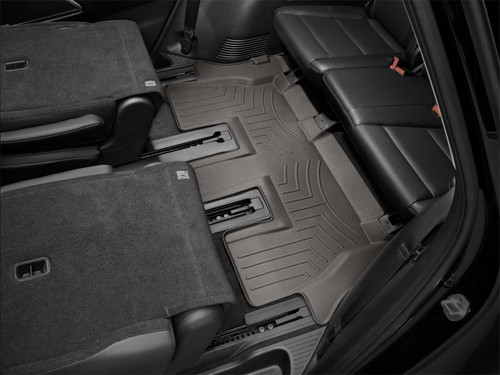 WeatherTech 2020+ Kia Telluride Rear FloorLiner - Cocoa
