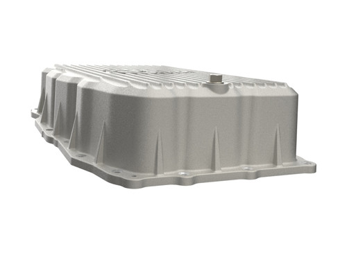 aFe 20-26 GM Trucks L6 3.0L Transmission Pan - Raw / Machined Fins