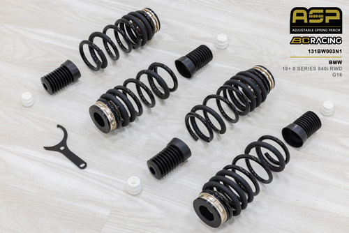 BC Racing ASP Height Adjustable Springs for 2018+ BMW 840i RWD [G16] - 131BW003N1