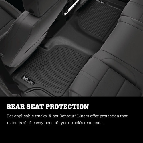 Husky Liners 18-24 Volkswagen Atlas/20-24 Atlas Cross Sport X-Act Contour Front Floor Liner - Black
