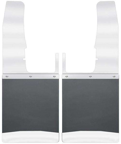 Husky Liners 09-16 Dodge Ram 1500/2500/3500 12in W SS Top Kick Back Front Mud Flaps