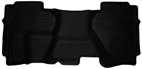Husky Liners 07-13 Chevrolet Silverado 1500 Ext Cab WeatherBeater Black 2nd Seat Floor Liners