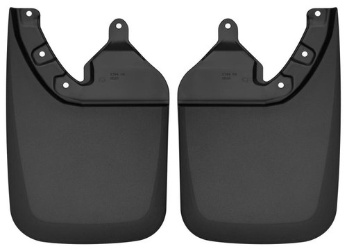 Husky Liners 2016 Toyota Tacoma w/ OE Fender Flares Custom Molded Rear Mud Guards - Black