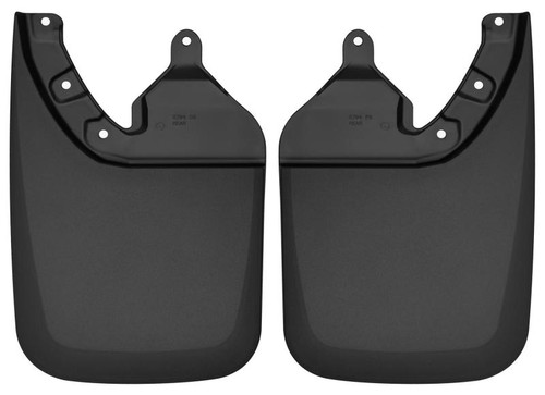 Husky Liners 2016 Toyota Tacoma w/ OE Fender Flares Custom Molded Rear Mud Guards - Black