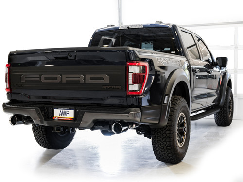 AWE Gen 3 Raptor SwitchPath Exhaust  - Chrome Silver Tips