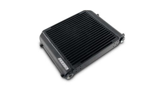 Vibrant Single Pass Oil Cooler Assembly 12 in. x 12 in. x 2 in. - Part No. 12955