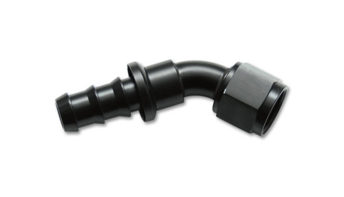Vibrant -12AN Push-On 45 Degree Aluminum Hose End Fitting Part #22412