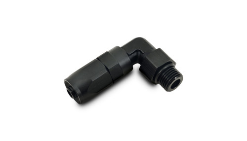 Vibrant Performance Aluminum -16AN to -16AN ORB 90 Degree Hose End Fitting