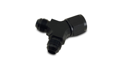 Vibrant Y Adapter Fitting -8AN Female to Dual -6AN Male Aluminum, 90 Degree Design