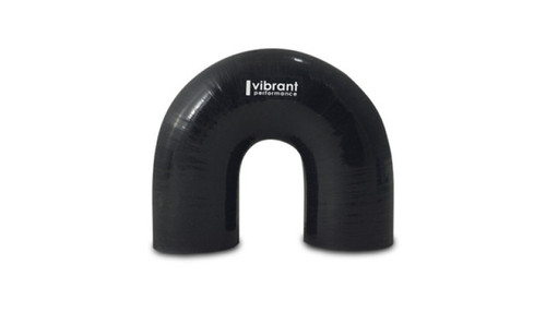 Vibrant 180 Degree Silicone Hose Coupler with Aramid Reinforcement, 2.75 Inch ID