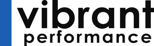Vibrant 4AN 120 Degree Elbow Hose End Fitting - Black Hard Anodized Aluminum, Part Number 21204
