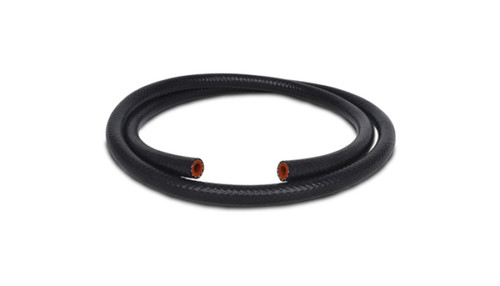 Vibrant 1/4 inch (6mm) I.D. Silicone Heater Hose Reinforced, 20 ft. Black