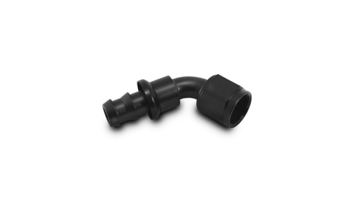 Vibrant Push-On 60 Degree Hose End Elbow Fitting -10AN, Aluminum Alloy - Part Number 22610
