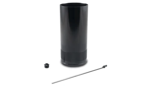 Vibrant Large 2.0L Aluminum Catch Can Reservoir with Dipstick and -8 ORB Drain Plug
